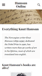 Mobile Screenshot of hamsun.dk
